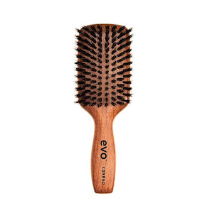 Products: Evo Conrad Natural Bristle Paddle Brush Three Hairdressing