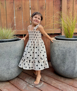Polka Summer Dress Three Sisters