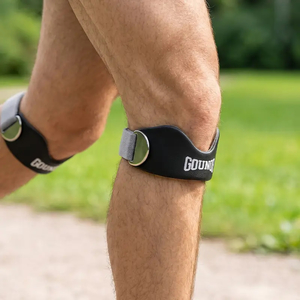 2pcs Adjustable Knee Support Brace Silicone Patellar Tendon Strap