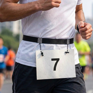 Marathon Race Waist Belt Running Bib Holder