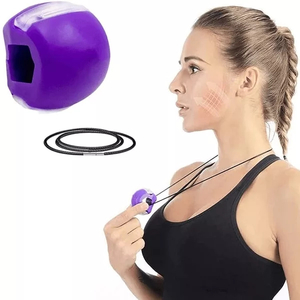 Fitness & Yoga: Jaw Exerciser Ball Jawline Workout Tool