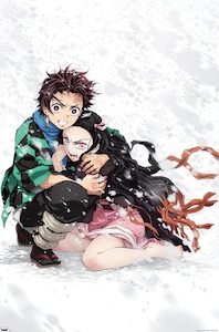 Demon Slayer - Tanjiro & Nezuko Snow Poster
