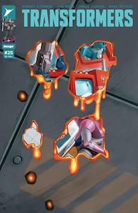 Transformers #25 K Eric Canete Foil Die Cut Var