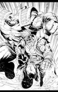 Image Comics: Final Boss #1 J Tyler Kirkham Youngblood Team Up B&W Virgin Var