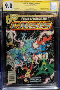 Graded Comics: Graded Comic - Crisis On Infinite Earths #1 Signed (04/85 CGC 9.0)