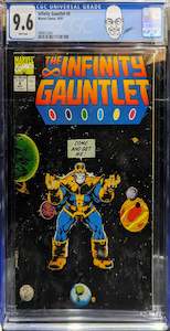 Graded Comics: Graded Comic - The Infinity Gauntlet #4 (10/91 CGC 9.6)