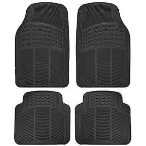 kogan: 34723: BDK Heavy Duty 4pc Front Rear Rubber Floor Mats for Car SUV Van Truck - All Weather Protection Universal Fit