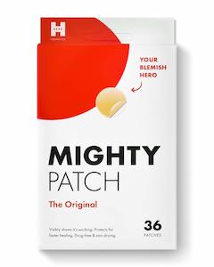 Beauty Health: Hero Cosmetics Mighty Patch Original (36 Count) – Hydrocolloid Acne Pimple Patches for Face and Skin, Spot Treatment Stickers, Vegan and Cruelty Free.