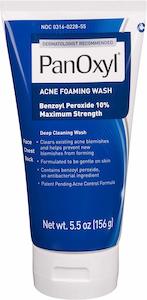 Beauty Health: PanOxyl 10% Max Strength Benzoyl Peroxide Acne Foaming Wash (5.5oz)