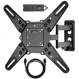 VideoSecu ML531BE2 TV Wall Mount Kit with Free Magnetic Stud Finder and HDMI Cab&hellip;