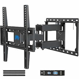Computer Office: Mount Dream MD2380 TV Wall Mount for 32-55" TVs w/Swivel & Tilt, Max VESA 400x400mm, 99 lbs. Max Load, 16" Studs [Full Motion Articulating Dual Arms]