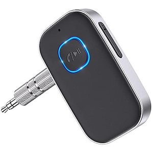 Consumer Electronics: COMSOON Bluetooth 5.0 Audio Receiver for Car/Home Stereo (16H Battery Life, Noise Cancelling, Hands-Free Call) - 2021 Upgraded - Black+Silver