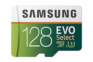 Samsung 128GB MicroSDXC EVO Select Memory Card with Full-Size Adapter (MB-ME128G&hellip;