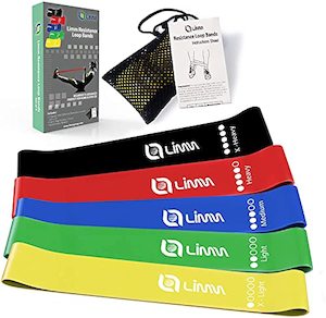 Limm Resistance Loop Exercise Bands Set (5) - Includes Instruction Guide and Car&hellip;