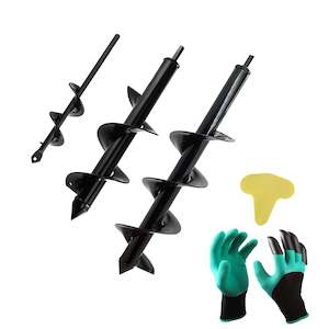 Silverline Auger Drill Bit Set (3/8" Hex Drive) for Planting & Creating Spiral H&hellip;