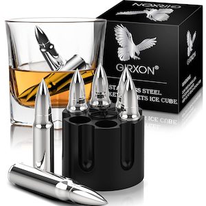 Gift Ideas: Girxon Bullet Whiskey Chilling Stones (Set of 9)