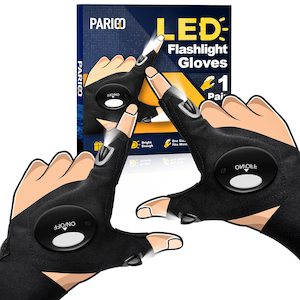 Gift Ideas: LED Torch Gloves [Flashlight]