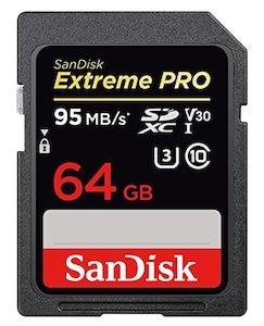 Electronic Accessories: SanDisk 64GB Extreme PRO UHS-I SDXC Memory Card (SDSDXXG-064G-GN4IN)