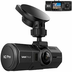 Vantrue N2 Pro Uber Dual Dash Camera - 2.5K 1440P Front & 1080P Inside (24hr Mot&hellip;