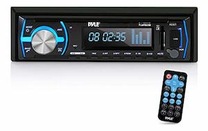 Pyle Marine Bluetooth Stereo Radio PLMRB29B (Black) - 12v Single DIN Boat In-Das&hellip;