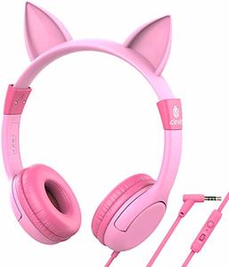 iClever HS01 Kids Headphones with Microphone (Food Grade Safe, Volume Limited 85&hellip;
