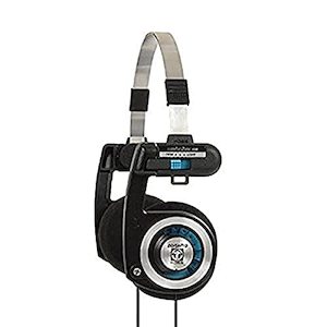 On Ear Headphones: Koss PortaPro On-Ear Headphones with Case (Black/Silver)