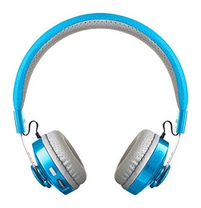On Ear Headphones: LilGadgets Untangled PRO Kids Premium Wireless Bluetooth Headphones with SharePort, Microphone and (Children) - Blue