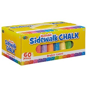 Arts Crafts: POOF 60-Piece Sidewalk Chalk Set (60 Pieces)