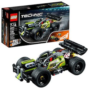 Building Toys: LEGO Technic 42072 WHACK! Building Kit with Pull-Back Stunt Car (135 Pieces)