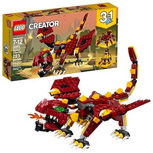 Building Toys: LEGO Creator 3in1 Mythical Creatures 31073 Building Kit with 223 Pieces (Discontinued by Manufacturer)