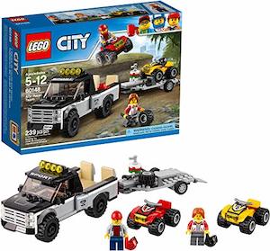 Building Toys: LEGO City ATV Race Team 60148 Building Kit (239 Pieces) with Truck and Race Car Toys (Discontinued)