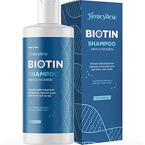 Biotin Hair Shampoo for Thinning Hair, Sulfate Free with Essential Oils (95% Nat&hellip;