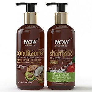 Wow Apple Cider Vinegar Hair Shampoo and Conditioner Set (10 fl oz Each) - Clari&hellip;