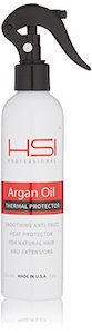 Hair Care: HSI PROFESSIONAL Argan Oil Heat Protector, Protect up to 450°F from Flat Irons & Blow Dryers, Sulfate-Free (8 oz, Packaging May Vary).