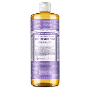 Dr. Bronner's Pure-Castile Lavender Liquid Soap (32oz) - Made with Organic &hellip;