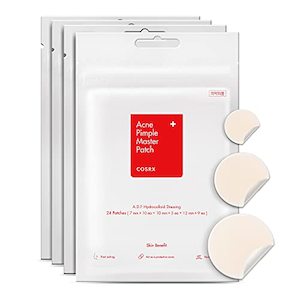 Skin Care: COSRX Acne Pimple Patches (96 Count) for Fast Healing & Blemish Cover, 3 Sizes