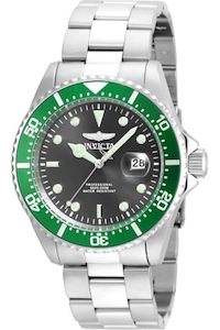 Watches: Invicta Men's 'Pro Diver' Quartz Stainless Steel Watch, Color:Silver-Toned Model: 22021