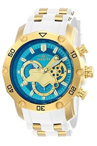 Watches: Invicta Men's 23423 Pro Diver Analog Display Quartz White Watch
