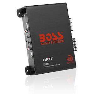 BOSS Audio Systems R1004 Riot Series 4-Channel Car Amplifier (400W, Class A/B, 2&hellip;