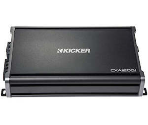 Mono Amplifiers: Kicker CX1200.1 1200W Mono Digital Car Audio Amplifier (1,200 W)