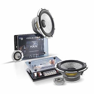Component Speakers: Focal KIT165W-RC 6.5" 2-Way Speaker System with Crossover (80W RMS, 160W Max).