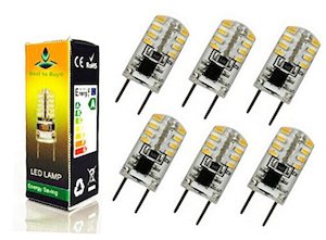 Best to Buy 6-Pack Replacement DAYwhite LED Light Bulb (LED-G8-SHORT-120V)