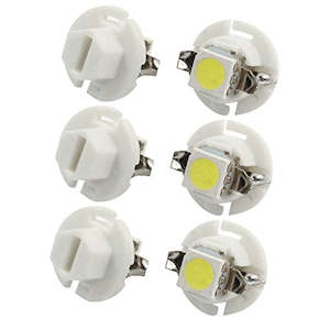 Kick Panel Enclosures: uxcell White 5050 SMD 1-LED Indicator Light Bulb, B8.4D, 6 Pcs (Internal)