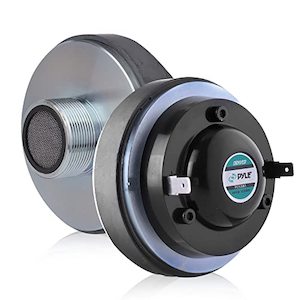 Pyle PDS341 Titanium Horn Driver, 8 Ohm, 13/8"x18 TPI, Black (1.35")