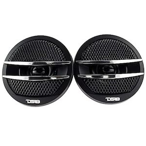 DS18 TX1S 1.38" 200W Max Pei Dome Ferrite Tweeters with Mounting Kits (Black/Sil&hellip;