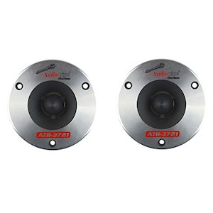 Tweeter: Audiopipe ATR-3721 350W Max 3.75" Aluminum Horn & 1" Titanium Car Audio Super Bullet Tweeter (Pair)