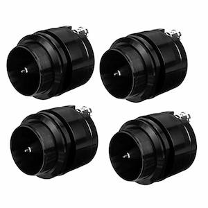 Audiopipe ATQ-1550 4-Pack 1" 250W Aluminum Titanium Car Audio Tweeters with Kapt&hellip;