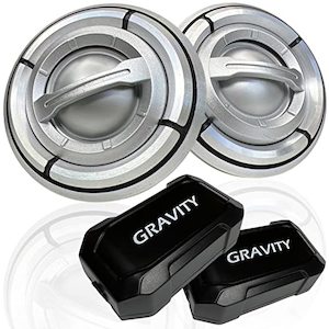 Tweeter: Gravity G-245TW Flush Angle Car Tweeter Kit (1-in, 300W, Silk Dome)