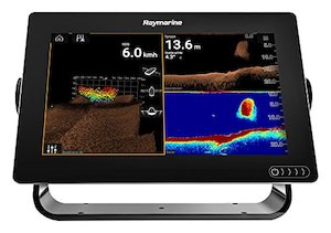 Fish Finders: Raymarine Axiom 9 Fish Finder w/ Built-in GPS, WiFi, Chirp Sonar & RealVision 3D (Navionics+)