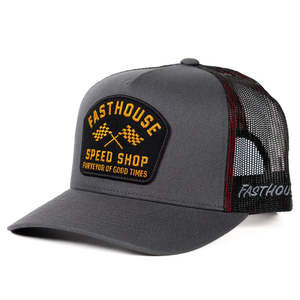 Fasthouse: Crossroad Oversized Hat - Dark Grey